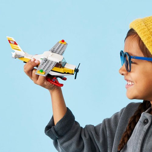  LEGO City Mail Plane 60250 Pretend-Play Toy, Fun Building Set for Kids, New 2020 (74 Pieces)