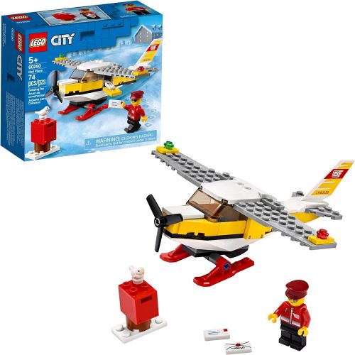  LEGO City Mail Plane 60250 Pretend-Play Toy, Fun Building Set for Kids, New 2020 (74 Pieces)