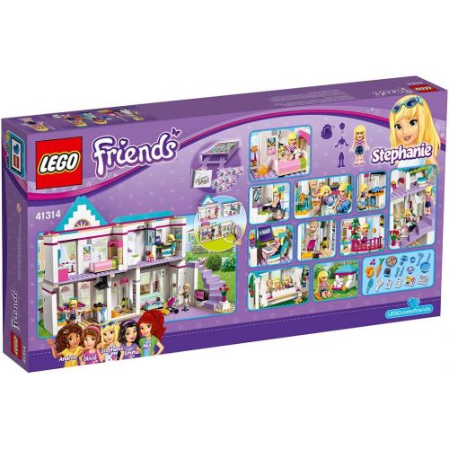  LEGO Friends Stephanies House 41314 Build and Play Toy House with Mini Dolls, Dollhouse Kit (622 Pieces)