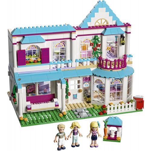  LEGO Friends Stephanies House 41314 Build and Play Toy House with Mini Dolls, Dollhouse Kit (622 Pieces)