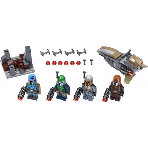  LEGO Star Wars Mandalorian Battle Pack 75267 Mandalorian Shock Troopers and Speeder Bike Building Kit; Great Gift Idea for Any Fan of Star Wars: The Mandalorian TV Series, New 2020