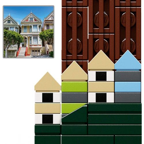  LEGO Architecture Skyline Collection 21043 San Francisco Building Kit includes Alcatraz model, Golden Gate Bridge and other San Francisco architectural landmarks (565 Pieces)