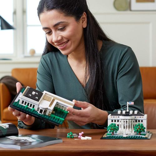  LEGO Architecture Collection: The White House 21054 Model Building Kit, Creative Building Set for Adults, A Revitalizing DIY Project and Great Gift for Any Hobbyists, New 2020 (1,4