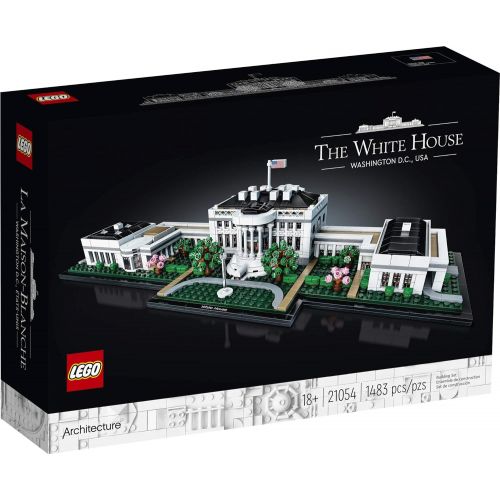  LEGO Architecture Collection: The White House 21054 Model Building Kit, Creative Building Set for Adults, A Revitalizing DIY Project and Great Gift for Any Hobbyists, New 2020 (1,4