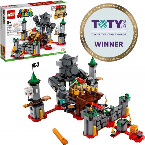  LEGO Super Mario Bowser’s Castle Boss Battle Expansion Set 71369 Building Kit; Collectible Toy for Kids to Customize Their LEGO Super Mario Starter Course (71360) Playset, New 2020