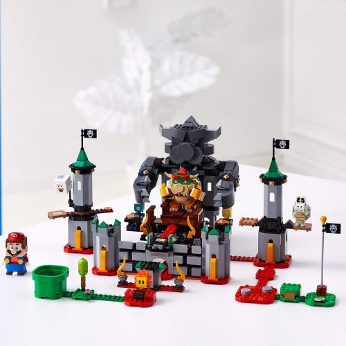  LEGO Super Mario Bowser’s Castle Boss Battle Expansion Set 71369 Building Kit; Collectible Toy for Kids to Customize Their LEGO Super Mario Starter Course (71360) Playset, New 2020