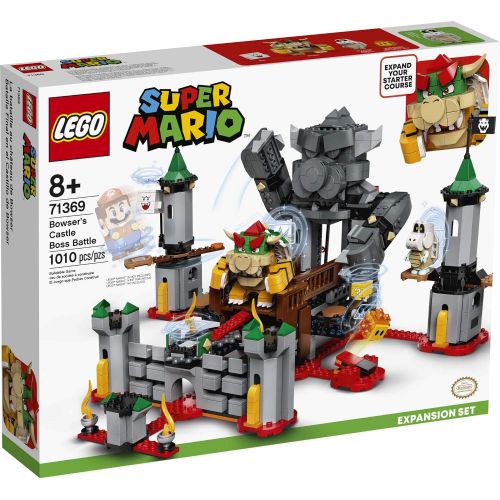  LEGO Super Mario Bowser’s Castle Boss Battle Expansion Set 71369 Building Kit; Collectible Toy for Kids to Customize Their LEGO Super Mario Starter Course (71360) Playset, New 2020