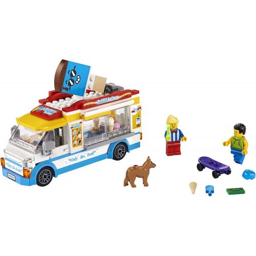  LEGO City Ice-Cream Truck 60253, Cool Building Set for Kids, New 2020 (200 Pieces)