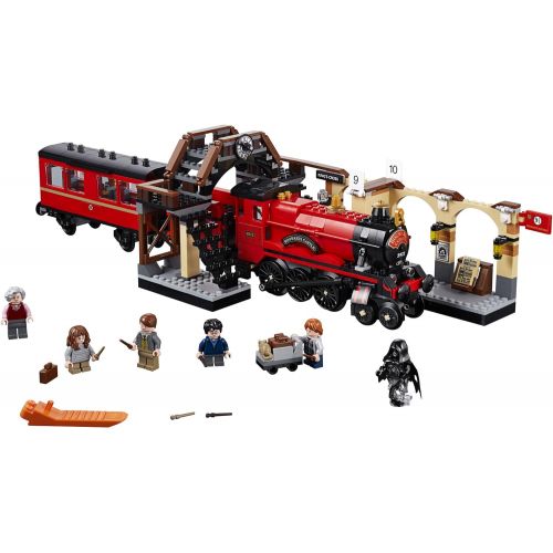  LEGO Harry Potter Hogwarts Express 75955 Toy Train Building Set includes Model Train and Harry Potter Minifigures Hermione Granger and Ron Weasley (801 Pieces)