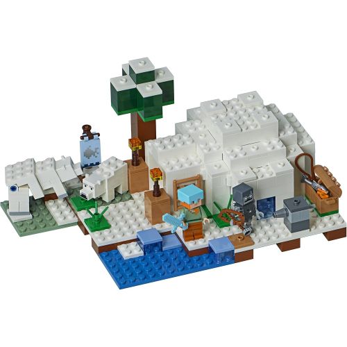  LEGO Minecraft The Polar Igloo 21142 Building Kit (278 Pieces)