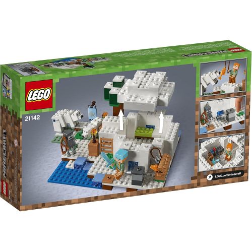  LEGO Minecraft The Polar Igloo 21142 Building Kit (278 Pieces)