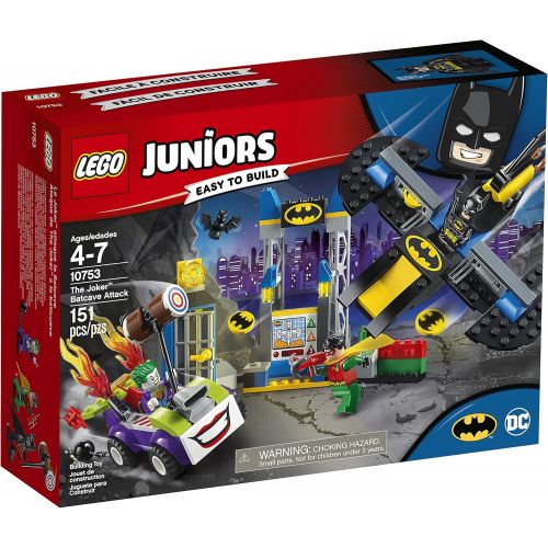  LEGO Juniors/4+ DC The Joker Batcave Attack 10753 Building Kit (151 Pieces) (Discontinued by Manufacturer)