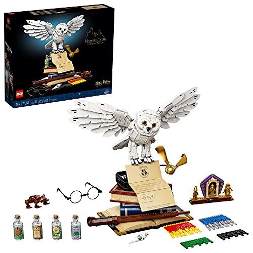  LEGO Harry Potter Hogwarts Icons - Collectors Edition 76391 Collectible 20th Anniversary Set for Adults (3,010 Pieces)