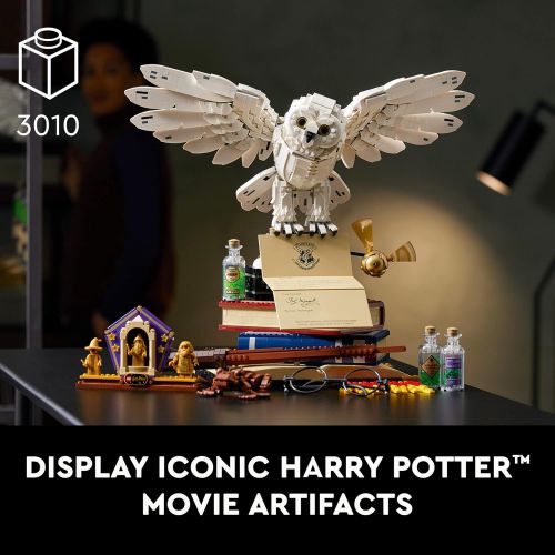  LEGO Harry Potter Hogwarts Icons - Collectors Edition 76391 Collectible 20th Anniversary Set for Adults (3,010 Pieces)