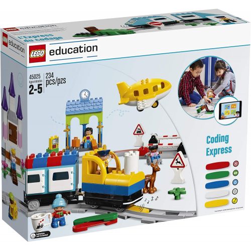  LEGO Education DUPLO Coding Express 45025, Fun STEM Educational Toy, Introduction to Steam Learning for Girls & Boys Ages 2 & Up (234Piece )