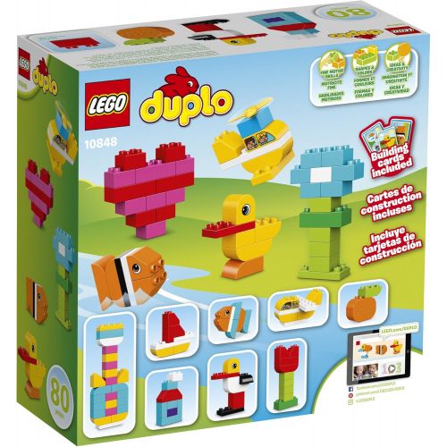  LEGO DUPLO My First Bricks 10848 Colorful Toys Building Kit for Toddler Play and Pretend Play (80 Pieces)