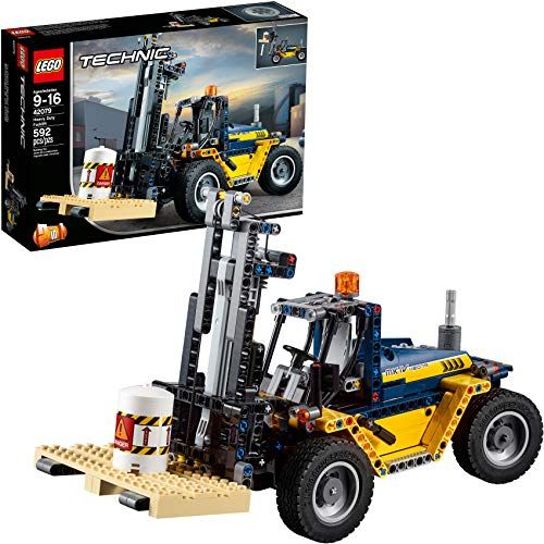  LEGO Technic Heavy Duty Forklift 42079 Building Kit (592 Pieces) (Discontinued by Manufacturer)