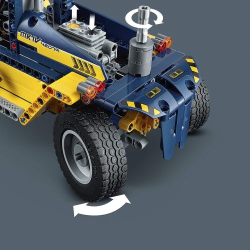  LEGO Technic Heavy Duty Forklift 42079 Building Kit (592 Pieces) (Discontinued by Manufacturer)