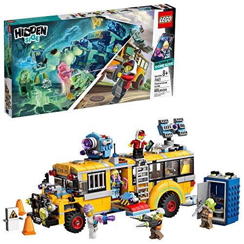  LEGO Hidden Side Paranormal Intercept Bus 3000 70423 Augmented Reality (AR) Building Kit with Toy Bus, Toy App allows for endless Creative Play with Ghost Toys and Vehicle (689 Pie