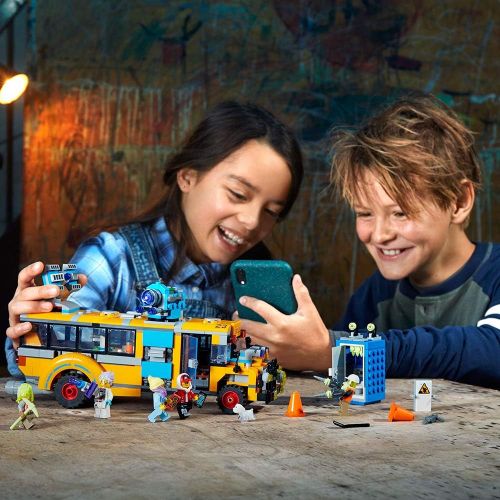  LEGO Hidden Side Paranormal Intercept Bus 3000 70423 Augmented Reality (AR) Building Kit with Toy Bus, Toy App allows for endless Creative Play with Ghost Toys and Vehicle (689 Pie