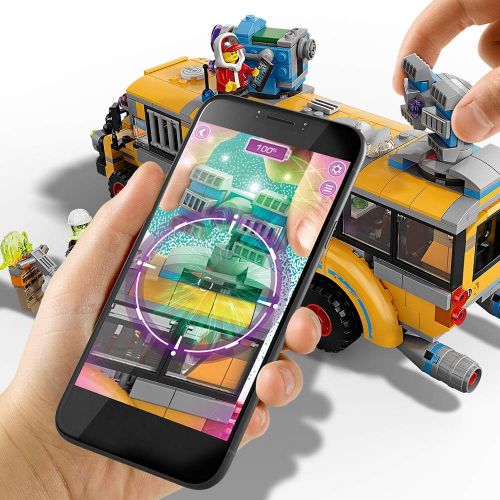  LEGO Hidden Side Paranormal Intercept Bus 3000 70423 Augmented Reality (AR) Building Kit with Toy Bus, Toy App allows for endless Creative Play with Ghost Toys and Vehicle (689 Pie