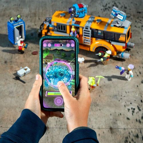  LEGO Hidden Side Paranormal Intercept Bus 3000 70423 Augmented Reality (AR) Building Kit with Toy Bus, Toy App allows for endless Creative Play with Ghost Toys and Vehicle (689 Pie