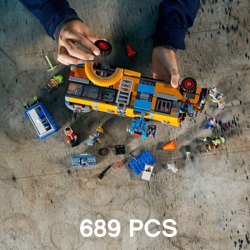  LEGO Hidden Side Paranormal Intercept Bus 3000 70423 Augmented Reality (AR) Building Kit with Toy Bus, Toy App allows for endless Creative Play with Ghost Toys and Vehicle (689 Pie