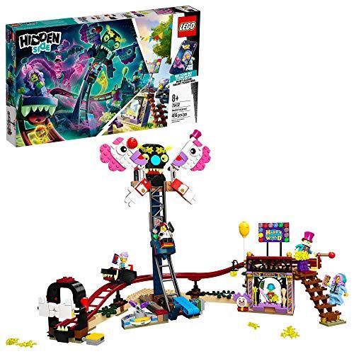  LEGO Hidden Side Haunted Fairground 70432 Popular Ghost-Hunting Toy, Cool Augmented Reality LEGO Set for Kids, New 2020 (466 Pieces)