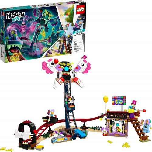  LEGO Hidden Side Haunted Fairground 70432 Popular Ghost-Hunting Toy, Cool Augmented Reality LEGO Set for Kids, New 2020 (466 Pieces)