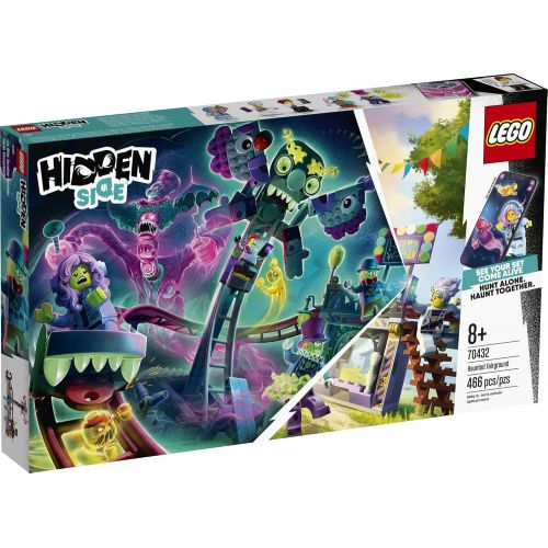  LEGO Hidden Side Haunted Fairground 70432 Popular Ghost-Hunting Toy, Cool Augmented Reality LEGO Set for Kids, New 2020 (466 Pieces)