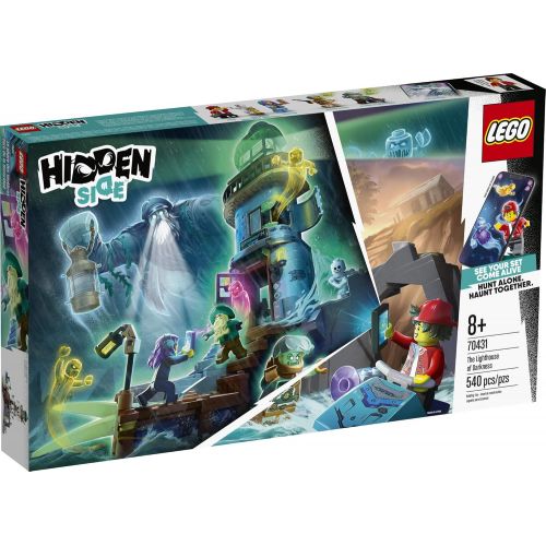  LEGO Hidden Side The Lighthouse of Darkness 70431 Ghost Toy, Unique Augmented Reality Experience for Kids, New 2020 (540 Pieces)