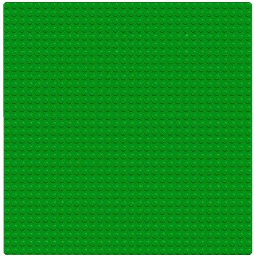  LEGO Classic Green Baseplate 2304 Supplement for Building, Playing, and Displaying LEGO Creations, 10cm x 10cm, Large Building Base Accessory for Kids and Adults (1 Piece)