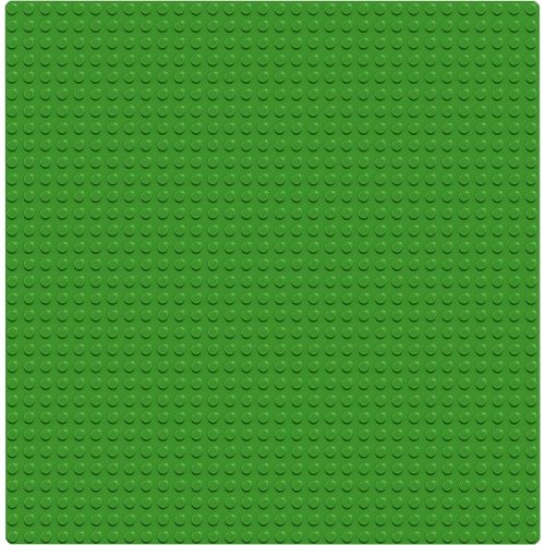  LEGO Classic Green Baseplate 2304 Supplement for Building, Playing, and Displaying LEGO Creations, 10cm x 10cm, Large Building Base Accessory for Kids and Adults (1 Piece)