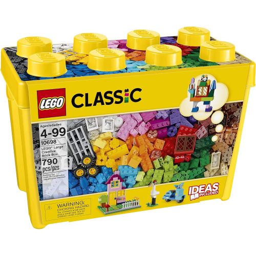  LEGO Classic Large Creative Brick Box 10698 Build Your Own Creative Toys, Kids Building Kit (790 Pieces)