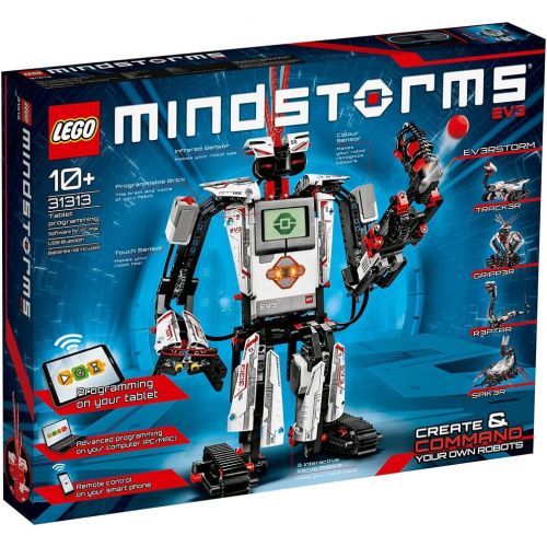  LEGO MINDSTORMS EV3 31313 Robot Kit with Remote Control for Kids, Educational STEM Toy for Programming and Learning How to Code (601 pieces)