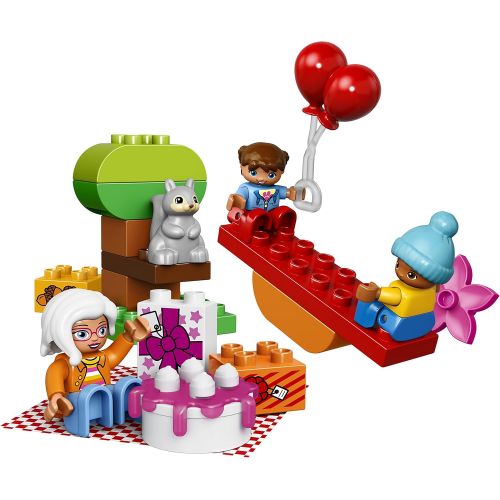  LEGO DUPLO My Town Birthday Party 10832, Preschool, Pre-Kindergarten Large Building Block Toys for Toddlers