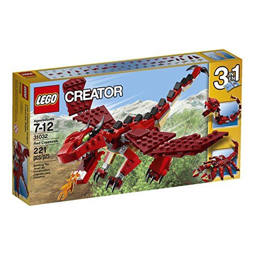  LEGO Creator Red Creatures