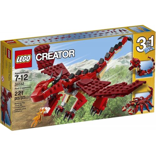  LEGO Creator Red Creatures