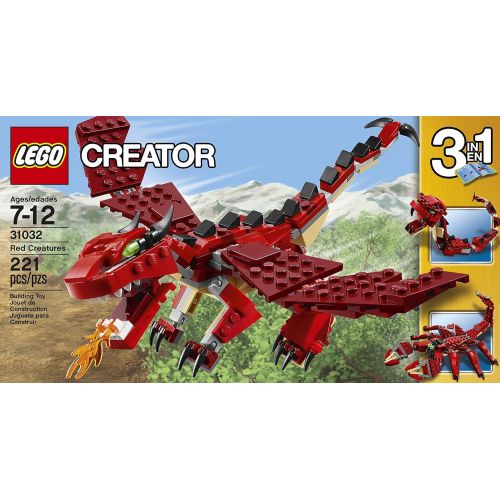  LEGO Creator Red Creatures