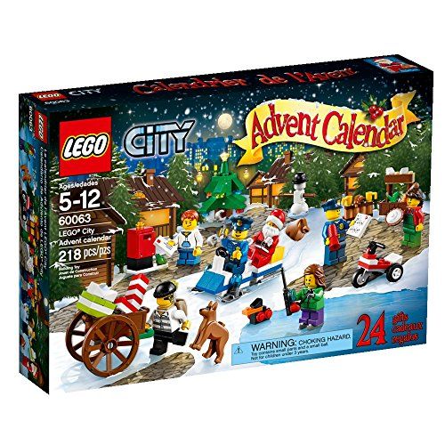  LEGO City Town Advent Calendar Stacking Toy 60063(Discontinued by manufacturer)