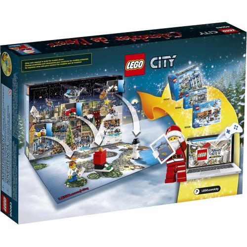  LEGO City Town Advent Calendar Stacking Toy 60063(Discontinued by manufacturer)