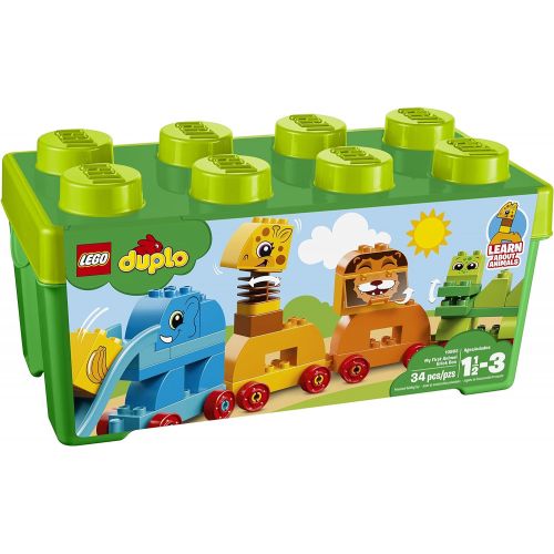  LEGO DUPLO My First Animal Brick Box 10863 Building Blocks (34 Pieces)
