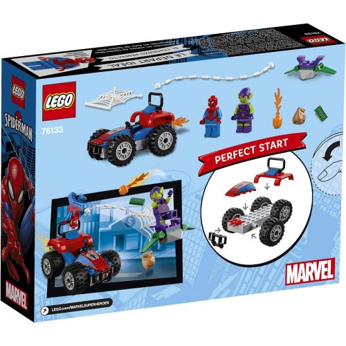  LEGO Marvel Spider-Man Car Chase 76133 Building Kit, Green Goblin and Spider Man Superhero Car Toy Chase (52 Pieces) (Discontinued by Manufacturer)