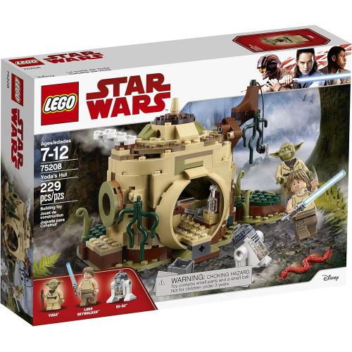  LEGO Star Wars: The Empire Strikes Back Yoda’s Hut 75208 Buildin g Kit (229 Pieces) (Discontinued by Manufacturer)