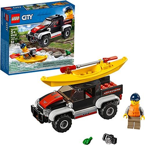  LEGO City Great Vehicles Kayak Adventure 60240 Building Kit (84 Pieces) (Discontinued by Manufacturer)