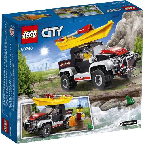  LEGO City Great Vehicles Kayak Adventure 60240 Building Kit (84 Pieces) (Discontinued by Manufacturer)