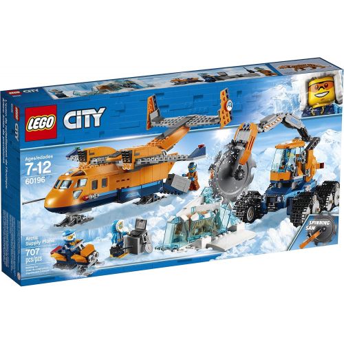  LEGO City Arctic Supply Plane 60196 Building Kit (707 Pieces) (Discontinued by Manufacturer)