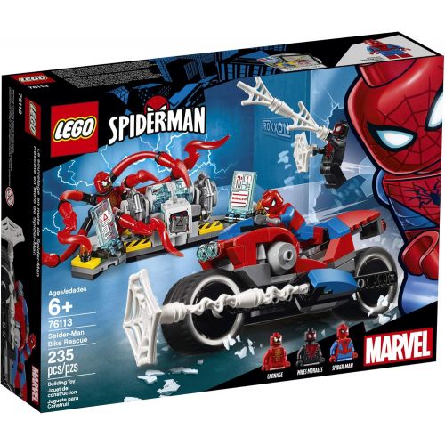  LEGO Marvel Spider-Man: Spider-Man Bike Rescue 76113 Building Kit (235 Pieces)