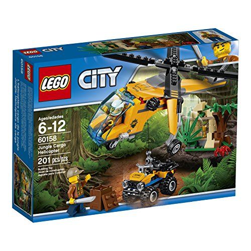  LEGO City Jungle Explorers Jungle Cargo Helicopter 60158 Building Kit (201 Piece)