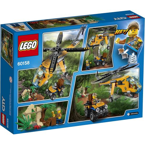  LEGO City Jungle Explorers Jungle Cargo Helicopter 60158 Building Kit (201 Piece)